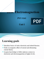 Basic Electromagnetism 1