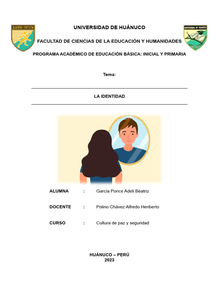 Monografía sobre la Identidad Juvenil | PDF | Género | Estudios de género