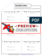 Number Lines Fractions