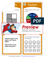 Task Cards Fractions