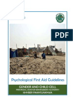 Psychological First Aid Guidelines PDMA KP