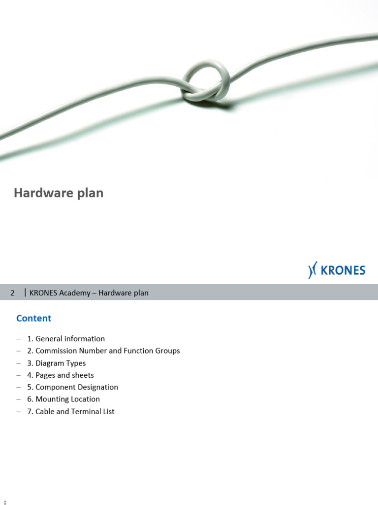 KRONES Hardware Plan Overview | PDF | Pallet | Equipment