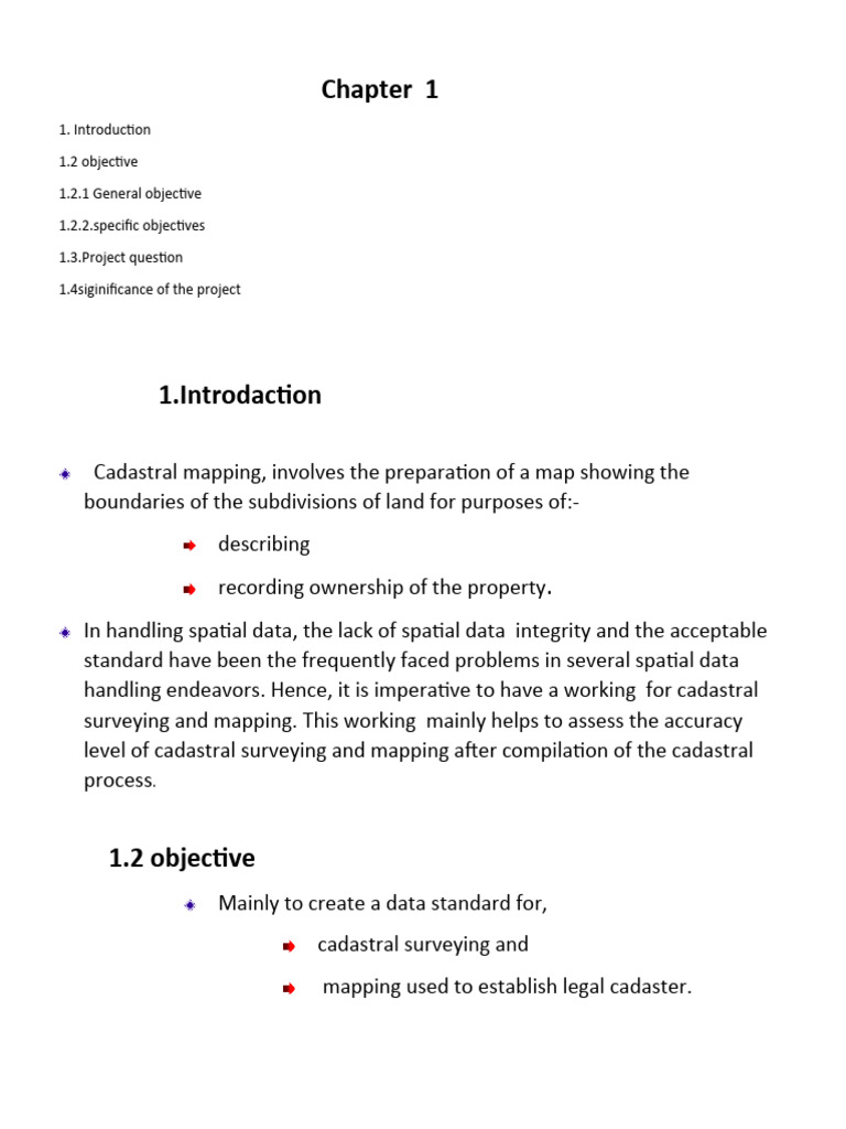 Project Outline | PDF | Geographic Data And Information