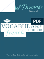 Booklet French Vocabulary