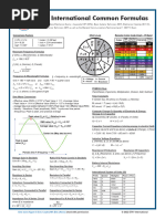 Basic Electronics Formula Sheet | PDF | Series And Parallel Circuits ...