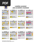 2022-23 BCSD at A Glance Calendar W PTC Days and BOE Mtgs 1 | PDF |  Festival | The United States