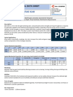 D.A.Cooper Sons Product Datasheet AISI SAE 4140 1