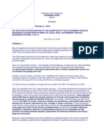 In Re Petition For Recognition of The Exemption of The Government Service Insurance System From Payment of Legal Fees. Government Service Insurance System