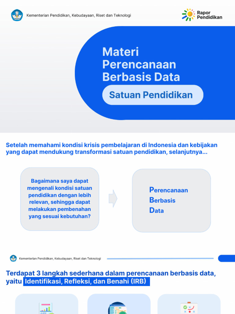 Contoh RKJM Berdasarkan Rapor Pendidikan | PDF