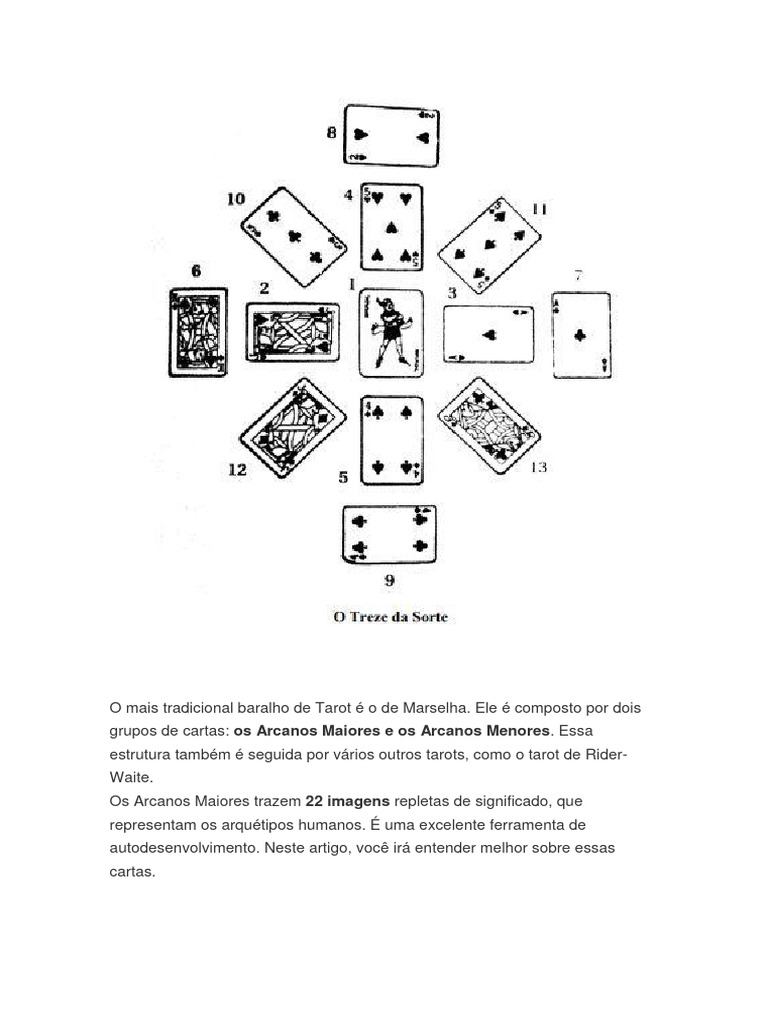 Significado dos Arcanos Maiores do Tarot | PDF | Cartas de baralho | Amor