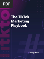 UBQ tiktokMarketingPlaybook