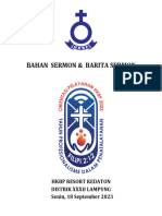Bahan Dan Barita Sermon Bulan September - November 2023
