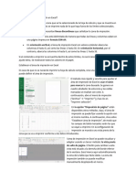 Qué Es El Área de Impresión en Excel