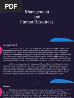 Management and Human Resources