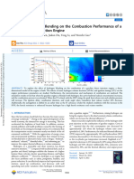 Effect of Hydrogen Blending On The Combustion Performance of A Gasoline Direct Injection Engine