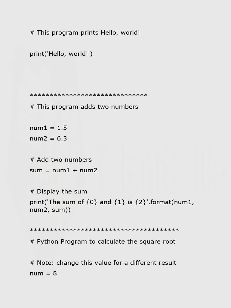 Python Practice Examples | PDF | Fahrenheit | Anonymous Function