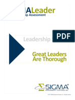 Leadership Series Thoroughness