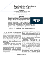 Partial Discharge Localization in Transformers Using UHF Detection Method