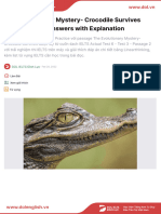 The Evolutionary Mystery - Crocodile Survives
