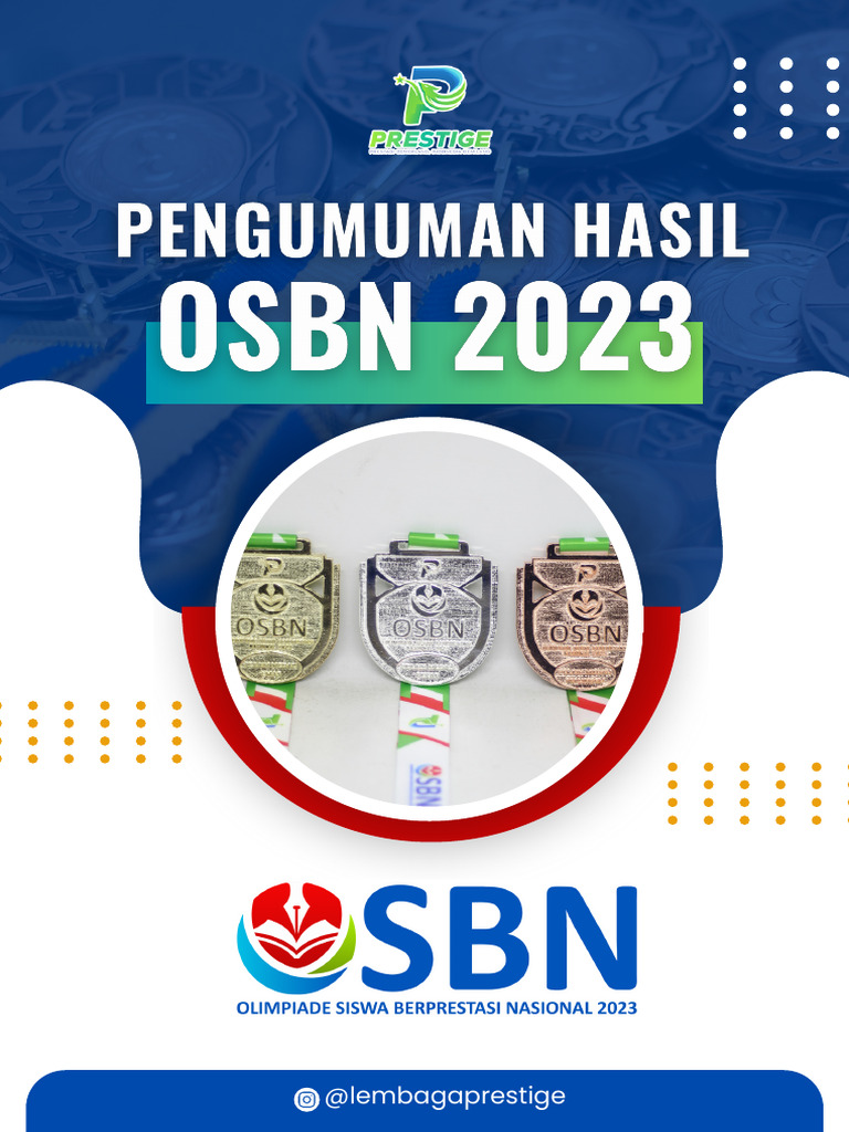 Pengumuman Hasil OSBN 2023 | PDF