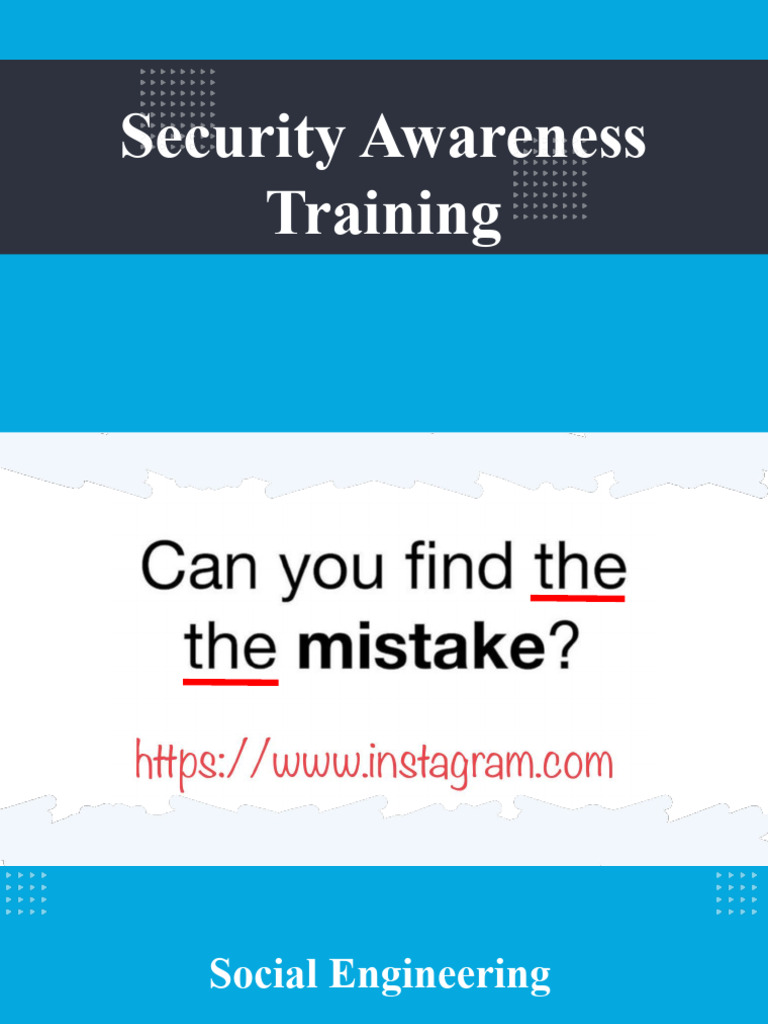 Security Awareness Training Pdf Phishing Password