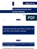 Lecture No 06 Functional Foods Nutraceutical-1