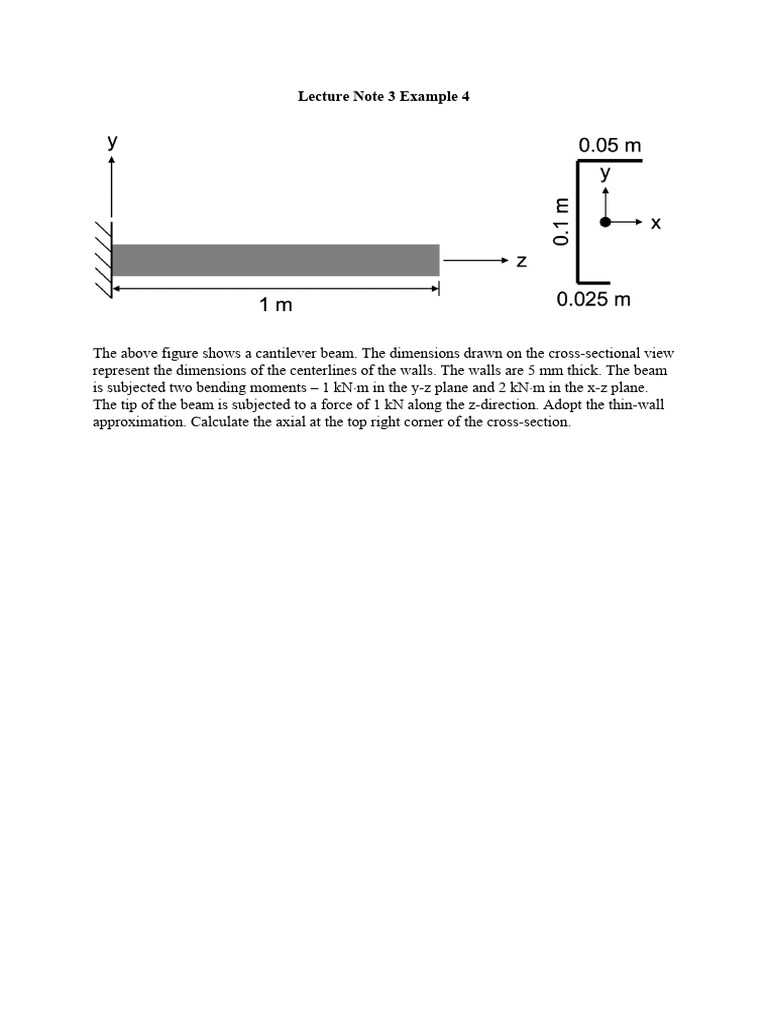 Lecture Note 3 Example 4 | PDF