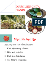 12. Dược Liệu Chứa Tanin