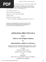 Apologia Pro Vita Sua, by John Henry Cardinal Newman