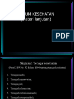 Hukum-Kesehatan Lanjutan