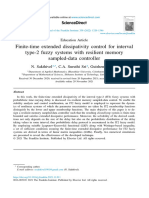 Finite-Time Extended Dissipativity Control For Interval Type-2 Fuzzy Systems With Resilient Memory Sampled-Data Controller