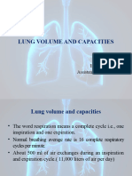 Lung Volume and Capacities