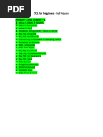 SQL Full Course