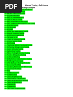 Manual Testing Full Course