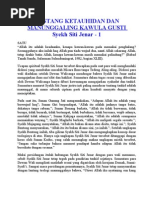 Download Tentang Ketauhidan Dan Manunggaling Kawula Gusti Syekh Siti Jenar by Arif Harnanto SN68738704 doc pdf