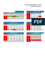 Kalender Pendidikan Semester Ganjil