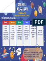 Jadwal Pelajaran 4A