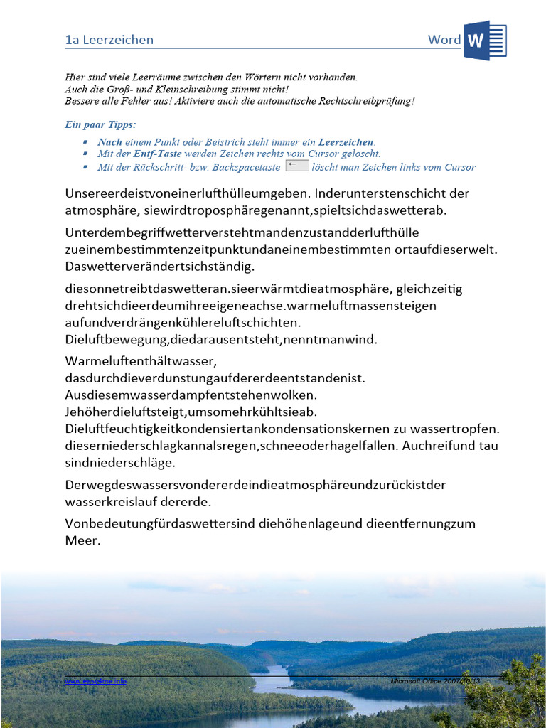 1a Leerzeichen | PDF
