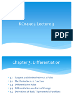 Chapter 3 Differentiation