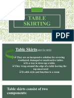 Table Skirting