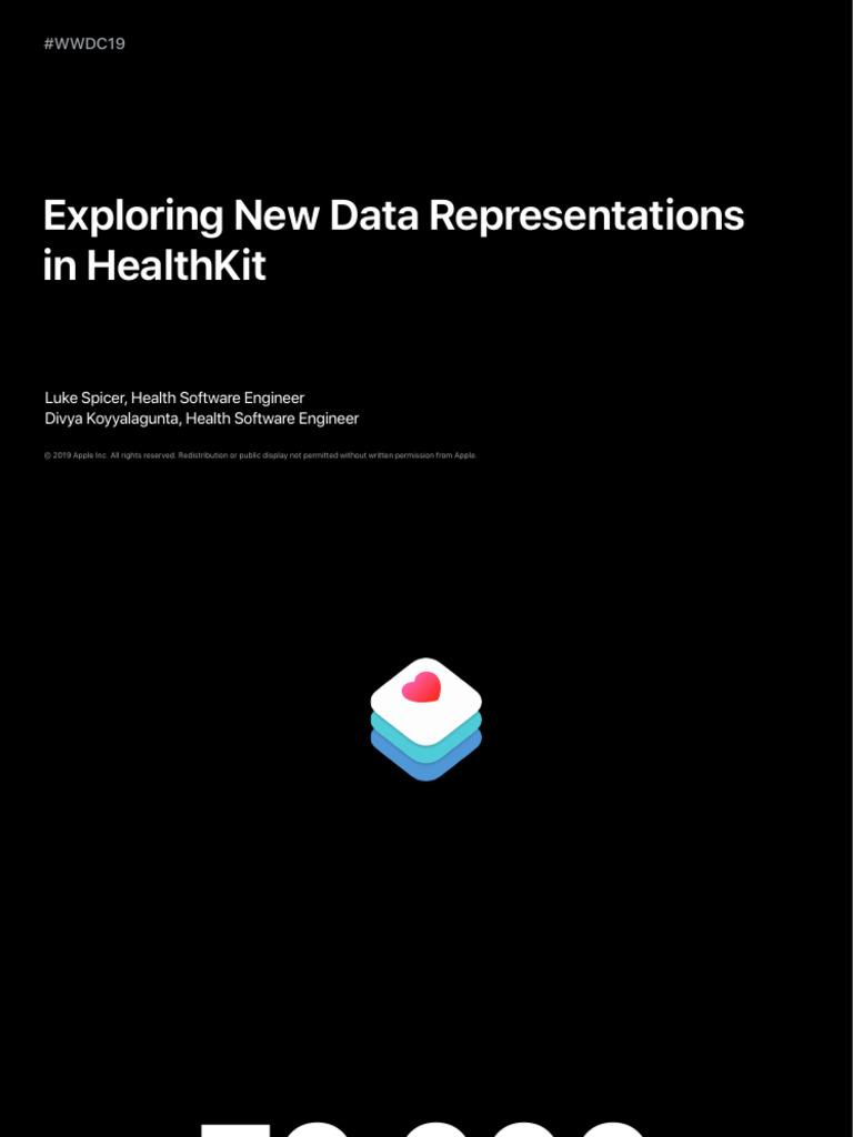 218 Exploring New Data Representations in Healthkit | PDF | Heart Rate ...