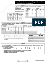 Exercices SVT TC International 1 2