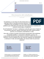 Diccionario Del Edadismo - Fundación - La Caixa