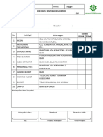 Form Check List Inspeksi Excavator Hci