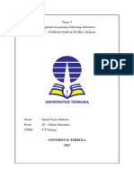 Tugas3 - Sandi Tiyan Maharta - 041070689 - Manajemen Layananan Teknologi Informasi - Upbjj Ut Padang - Sistem Informasi