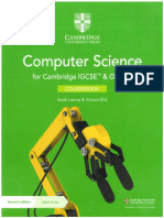 Computer Science For IGCSE Cambridge Course Book 2022