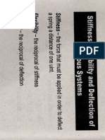Stiffness Flexibility and Deflection of Various Systems