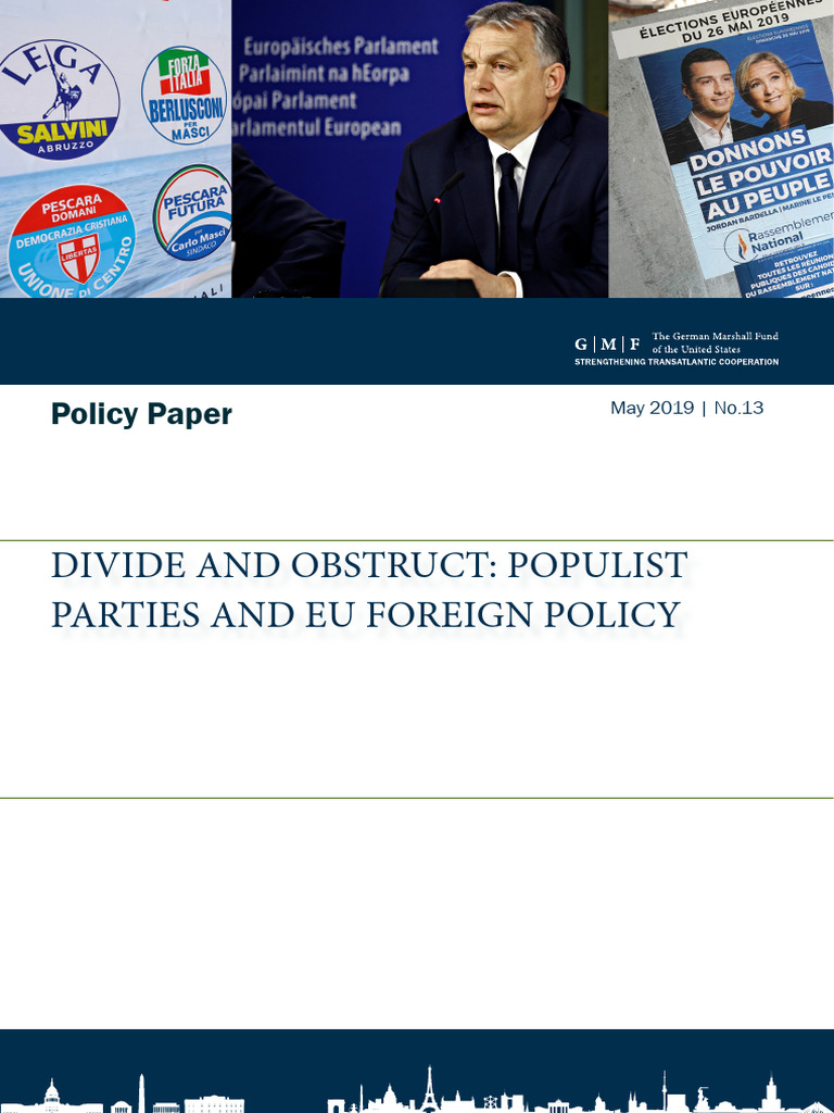 Divide and Obstruct: Populist Parties and Eu Foreign Policy | PDF ...
