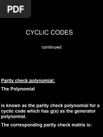 Cyclic Codes