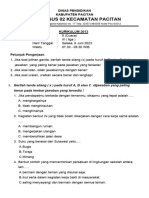 Soal Pat Tema 5 Gugus 02, LJK & Kunci Jawaban